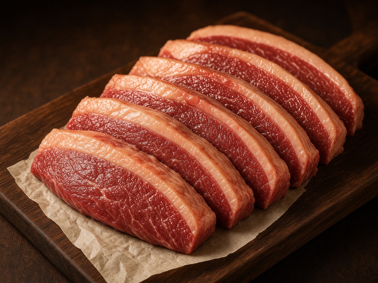 Picanha fatiada